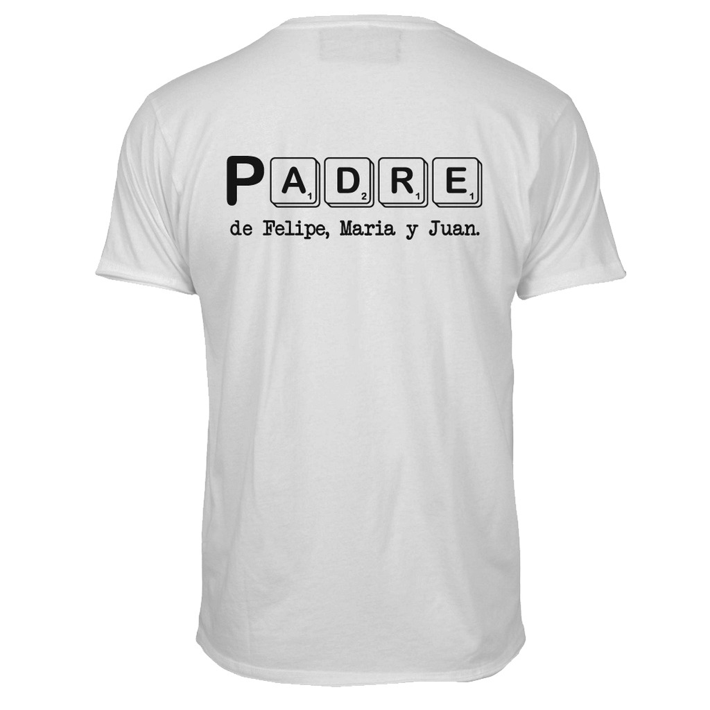 Camiseta personalizada para padres