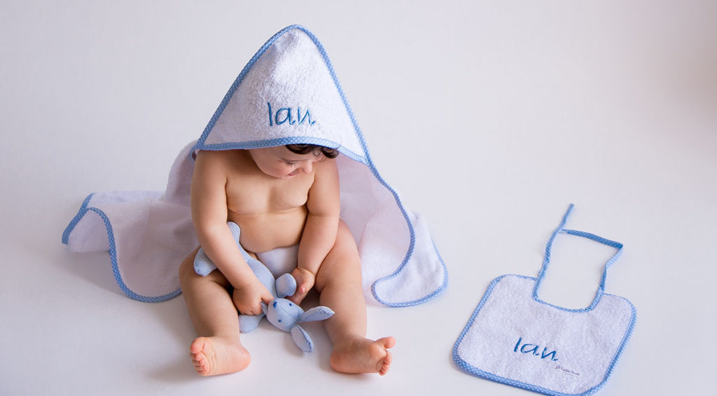 toalla bebe personalizada
