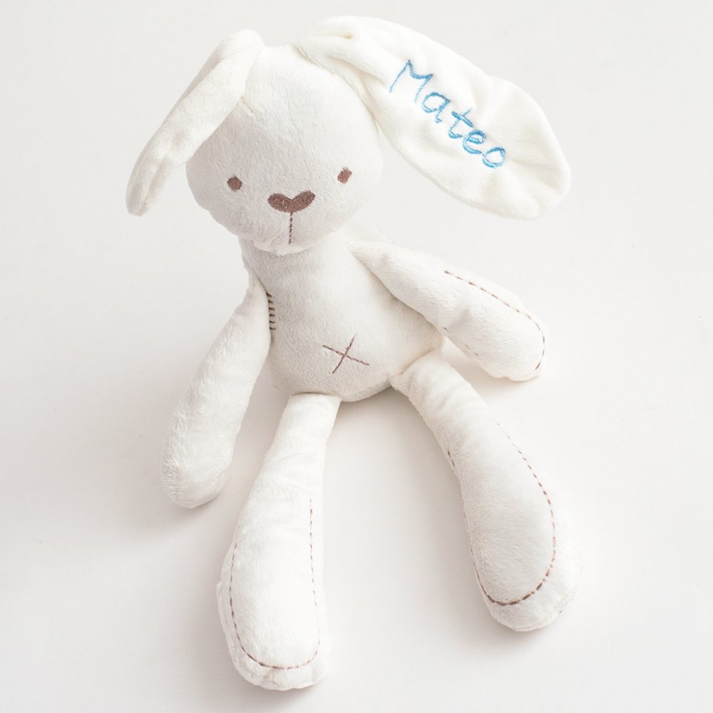 Peluche bunny para bordar con el nombre