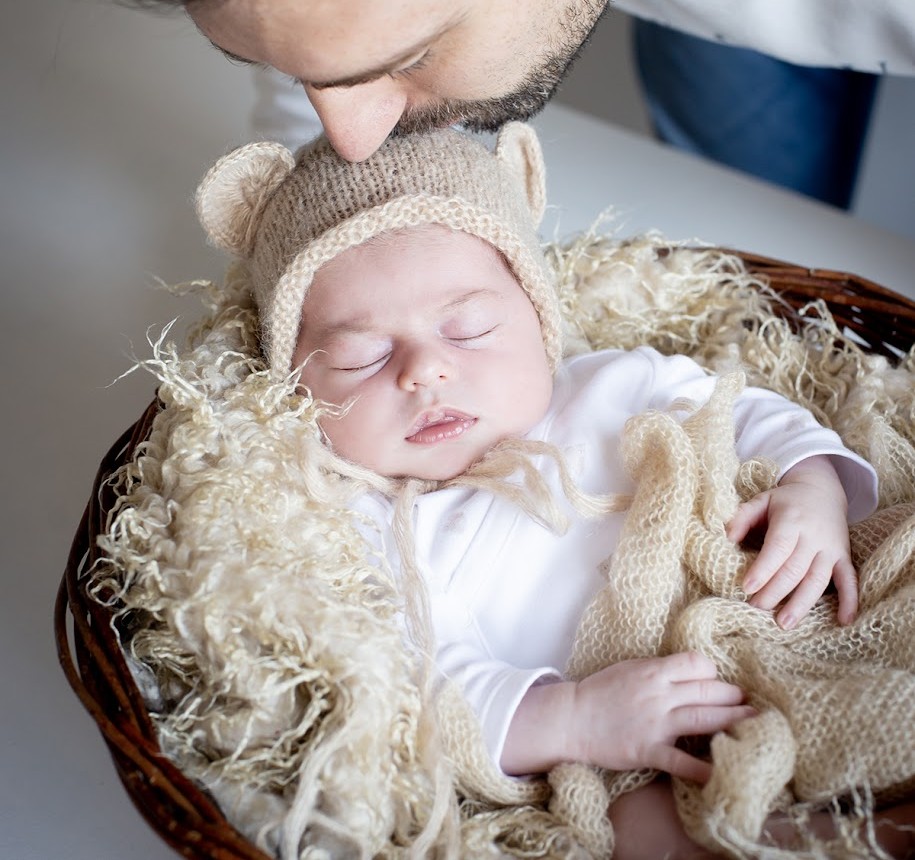 Padre con su primer hijo