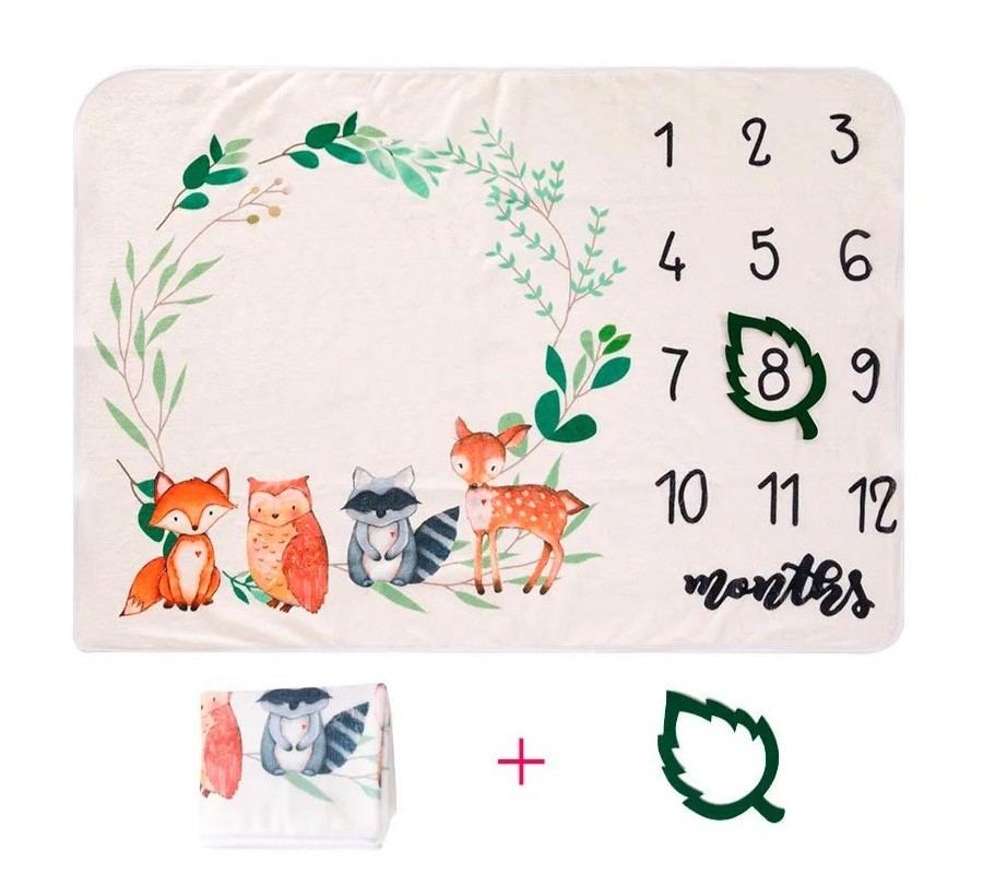 manta personalizada para el crecimiento de tu bebé