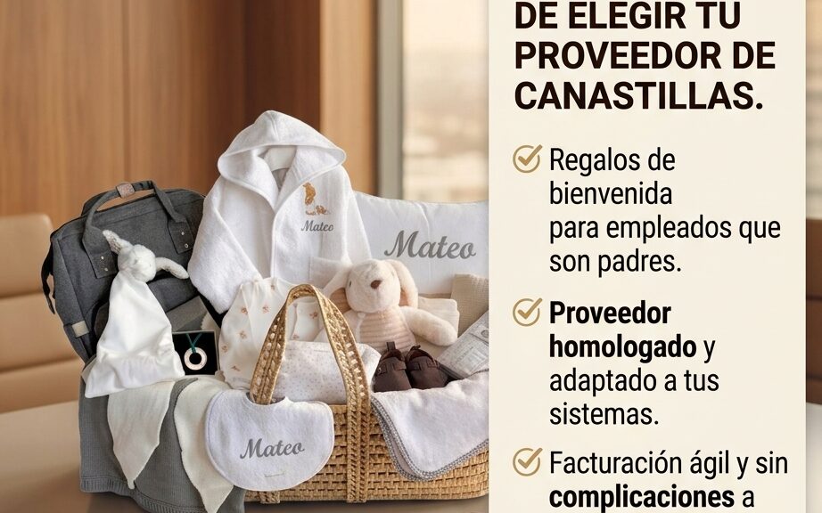 Canastillas bebe para empresas y empleados